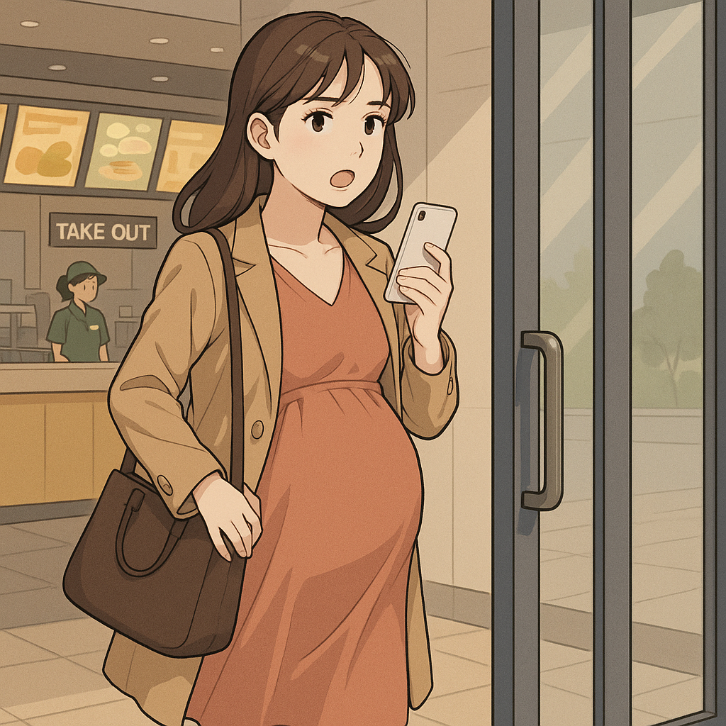 Xin hãy chạm vào bụng nhỏ của em